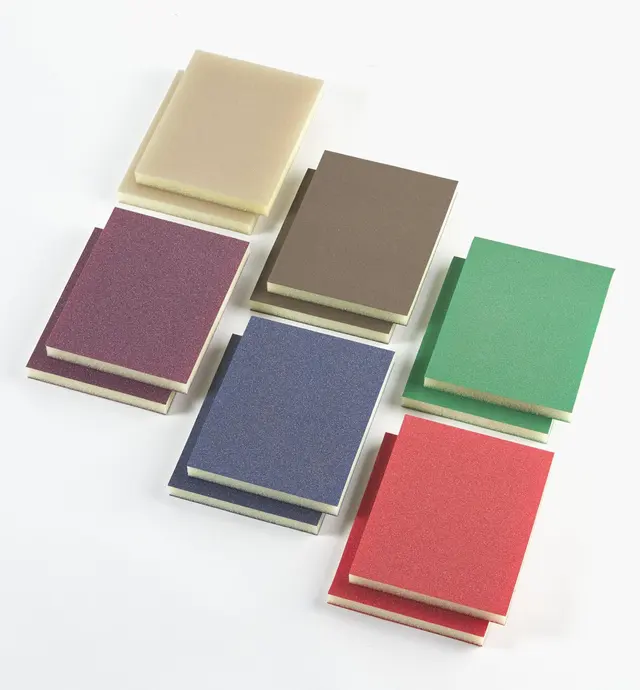image of 12-Pc. Sample Pack of Mirka Double-Sided Sponge Sheets