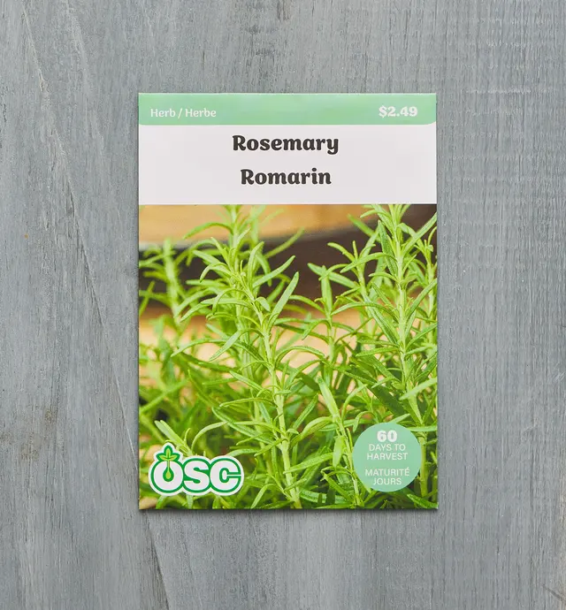 image of OSC Rosemary Organic Seed Packet
