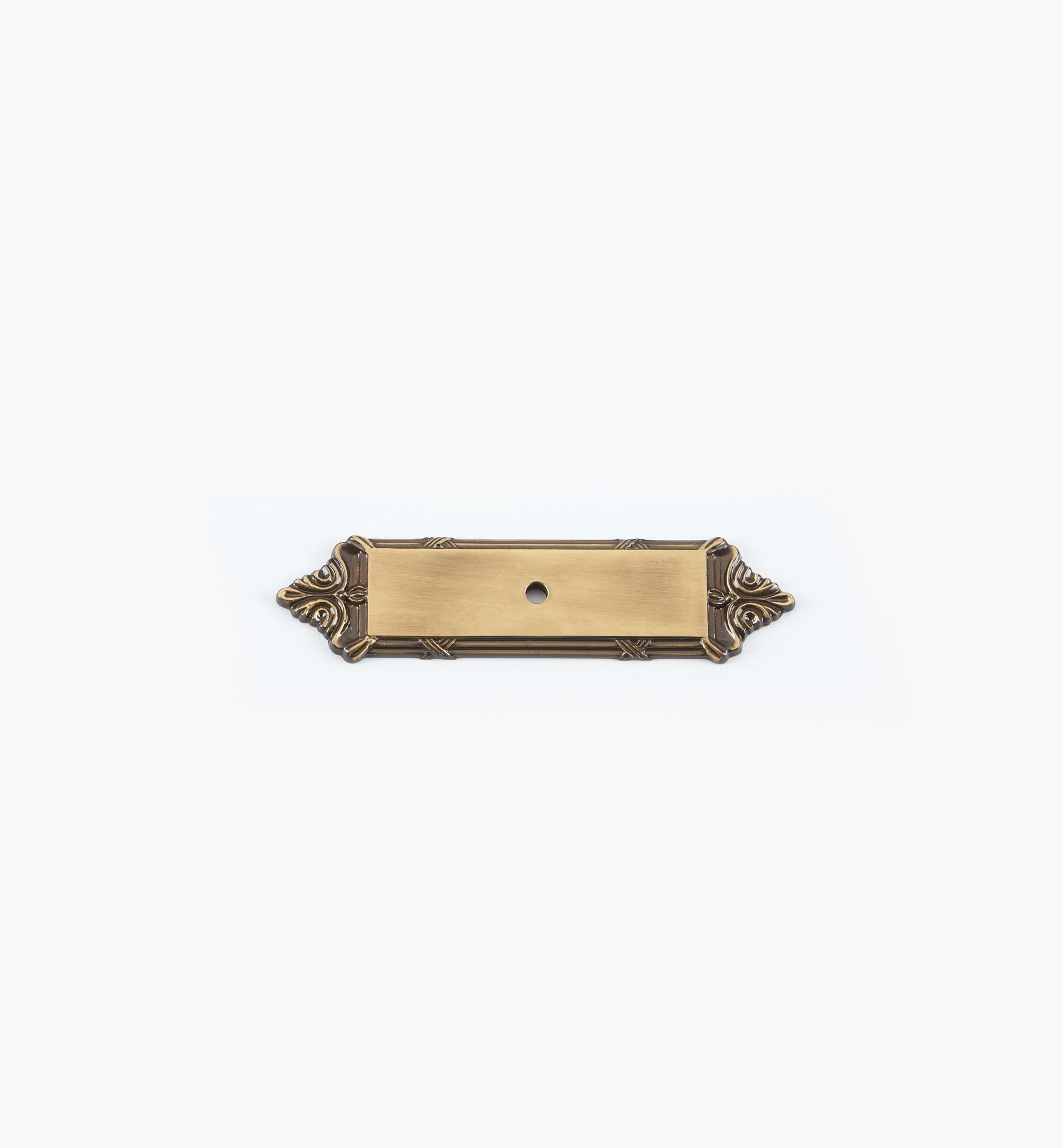 Georgian Rectangular Knob Escutcheon