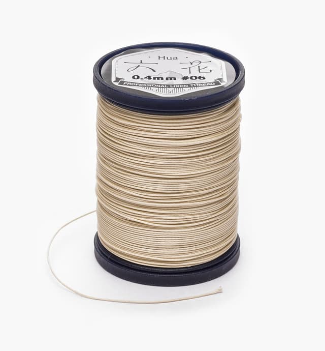 image of Fils de lin ciré pour le travail du cuir