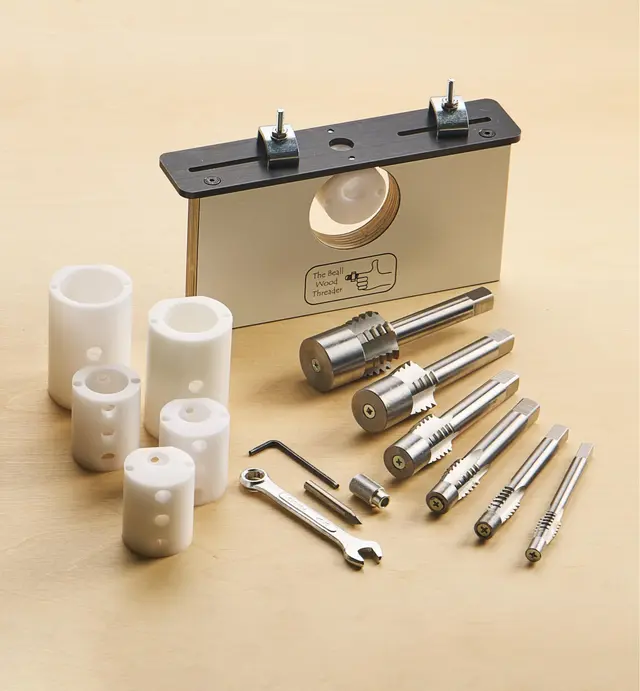 image of Beall Wood Threader Set of 6 (1/2", 5/8", 3/4", 1", 1 1/4", 1 1/2")