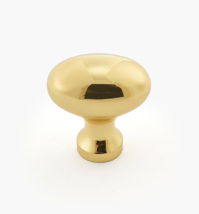 image of Brass Oval Knobs