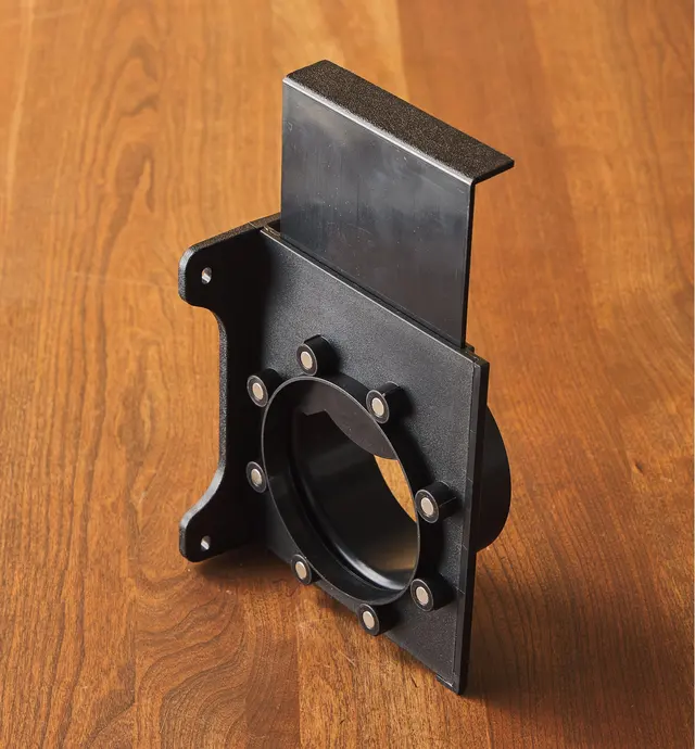 image of 4" Magnetic Mountable Blast Gate with Tapered Collar