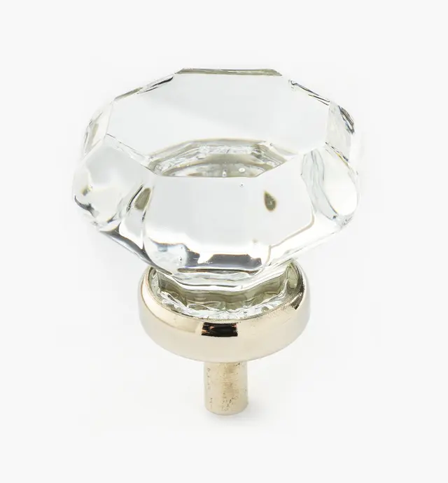 image of Octagonal Glass Knob