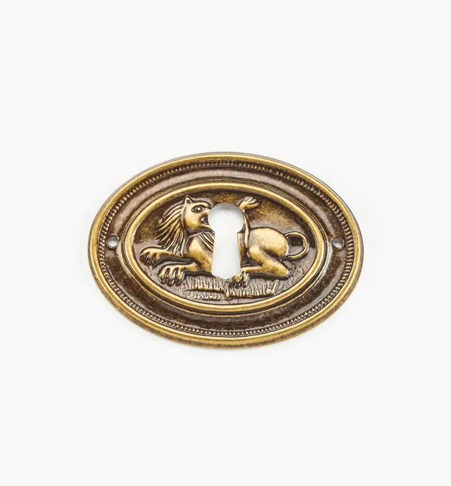 image of Petite entrée de serrure à motif de lion