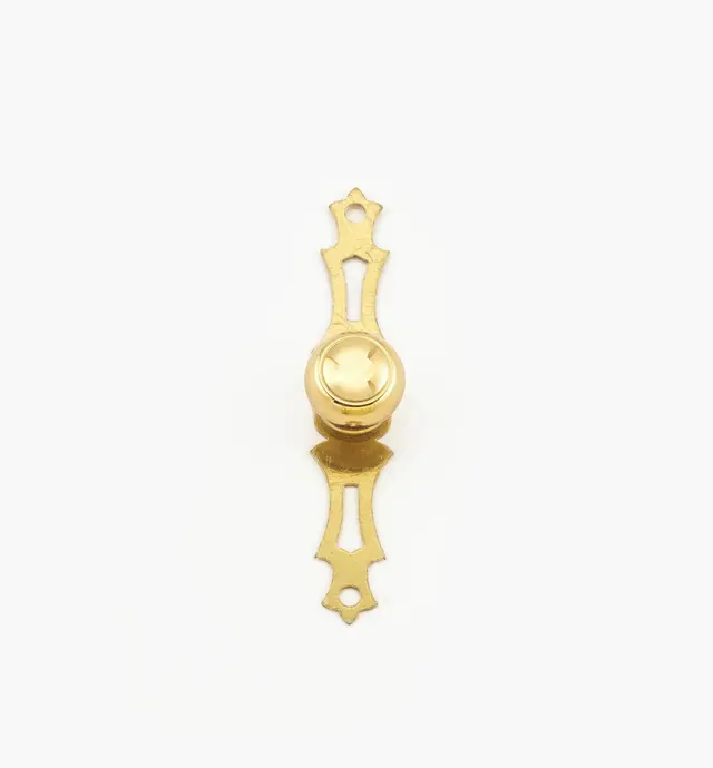 image of Tansu Brass Plate Knob