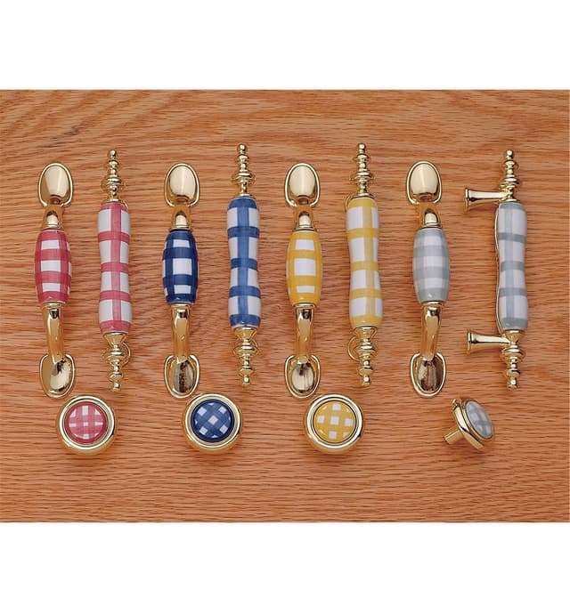 image of Brass/Ceramic Pulls & Knobs