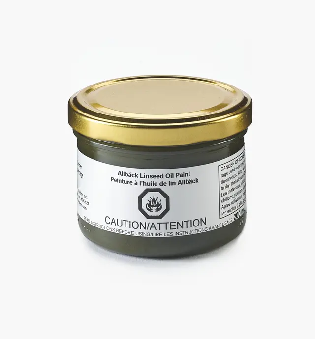 image of Allbäck Green Umber Linseed Oil Paint