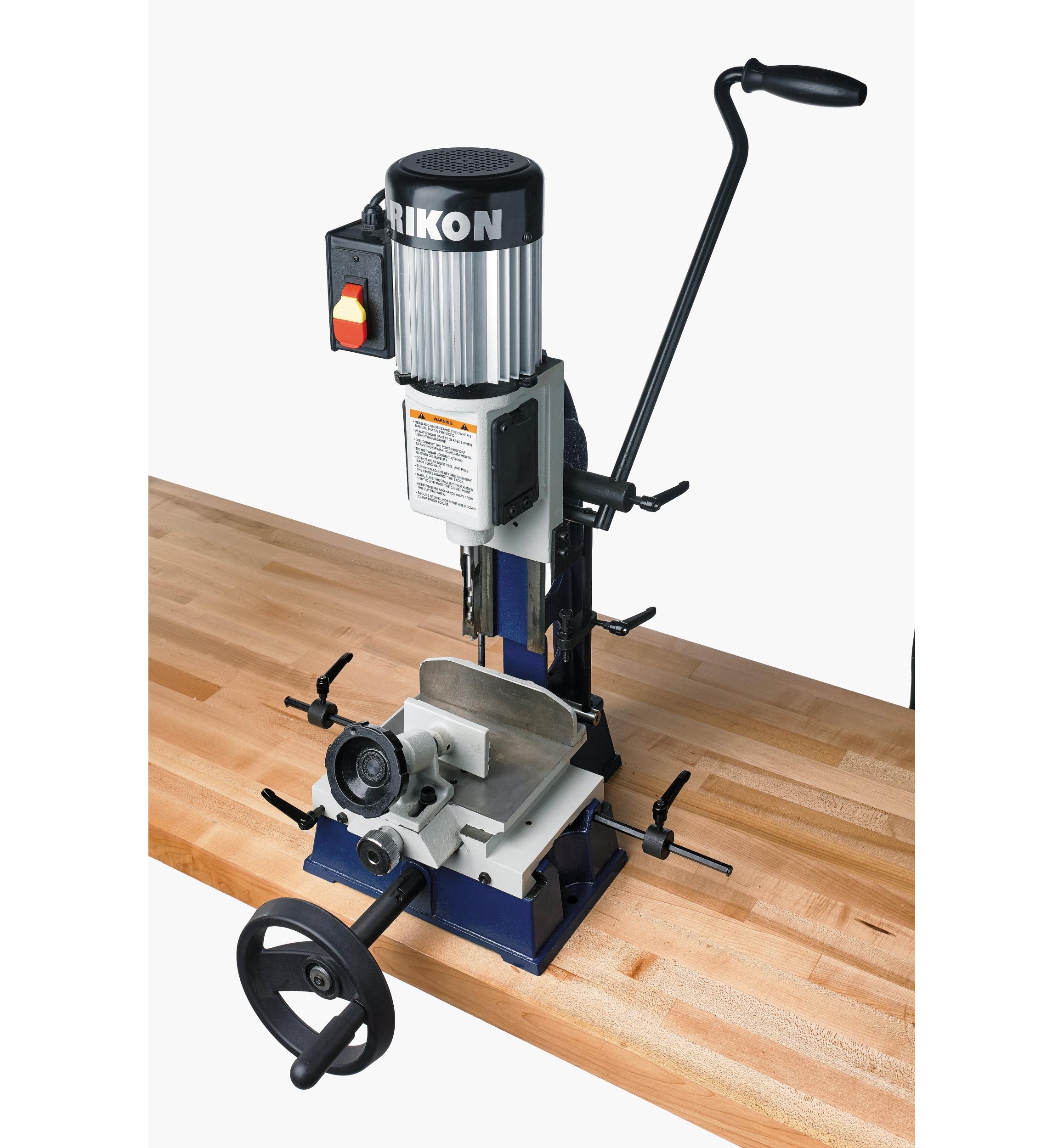 Mortaiseuse d'établi à chariot coulissant Rikon