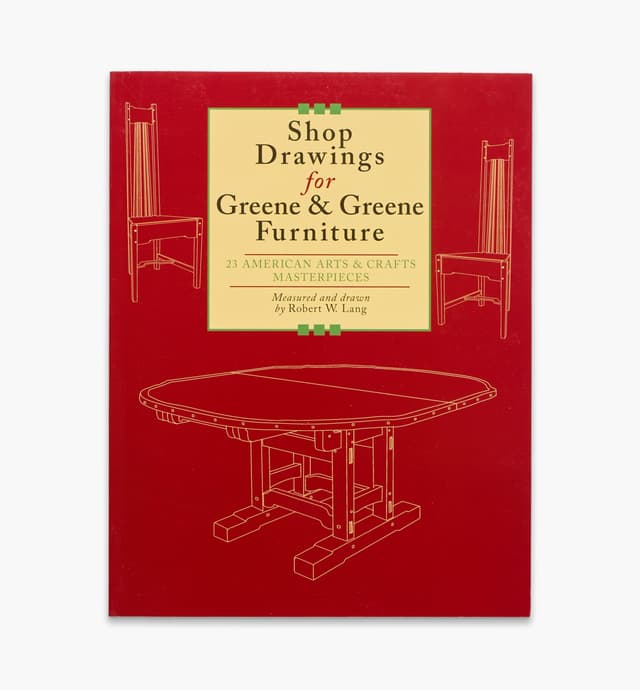image of Shop Drawings for Greene & Greene Furniture