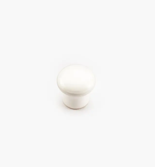 image of White Ceramic Knobs