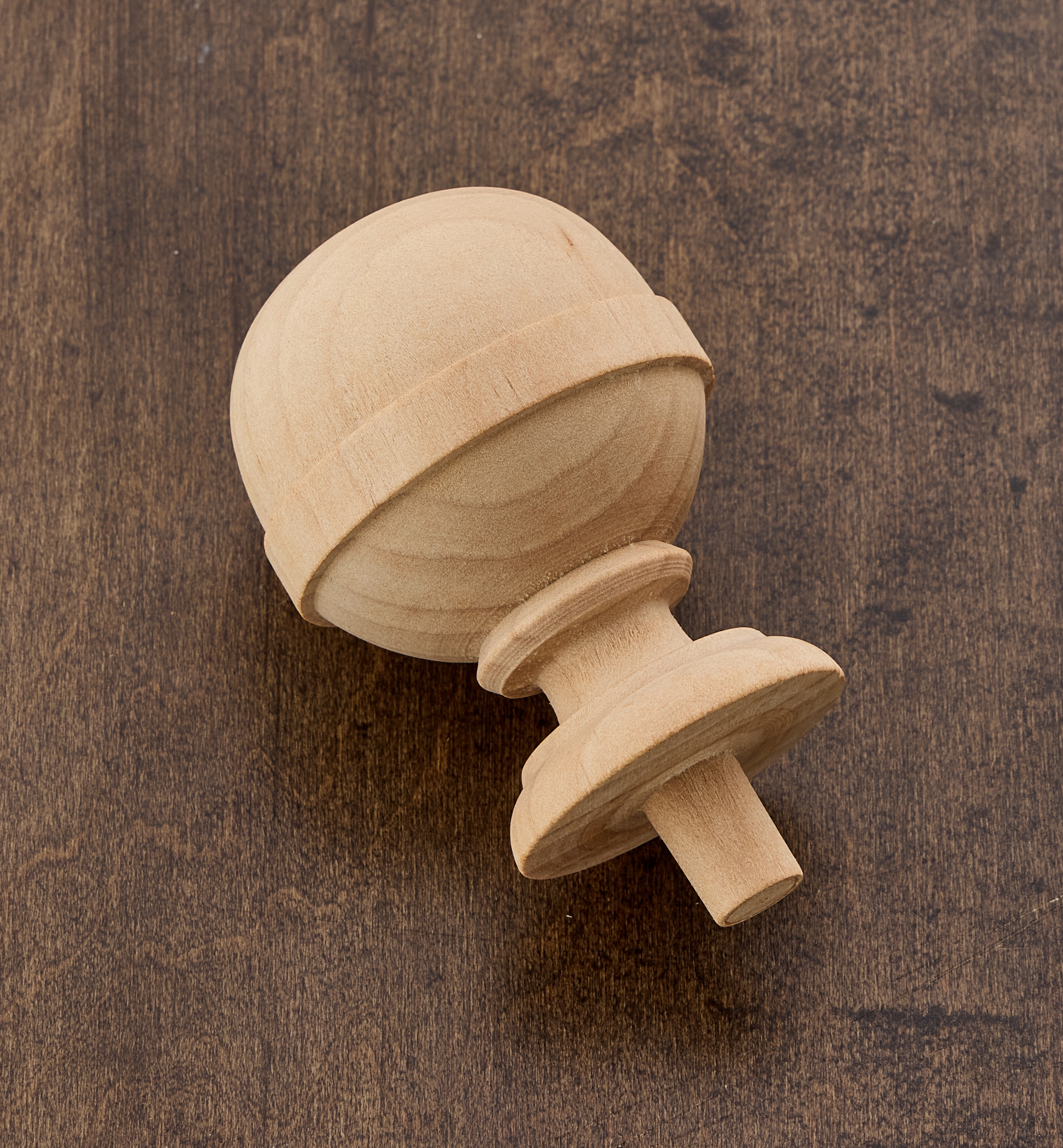 Lot de 4 pieds de meubles en bois massif sculpté - Style européen