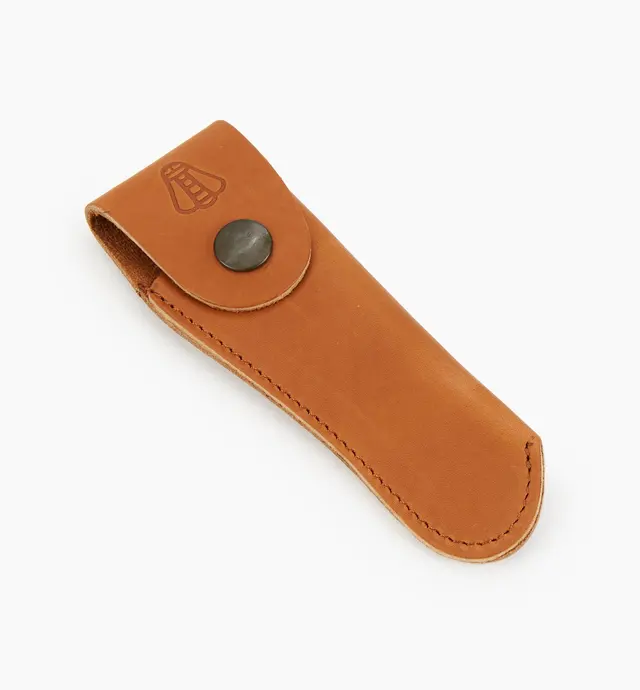 image of Étui de ceinture en cuir pour couteau Laguiole
