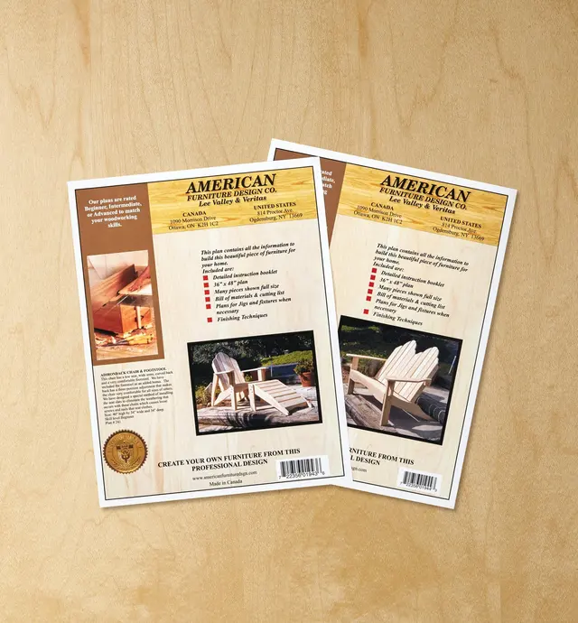 image of Adirondack California-Style Furniture Plans