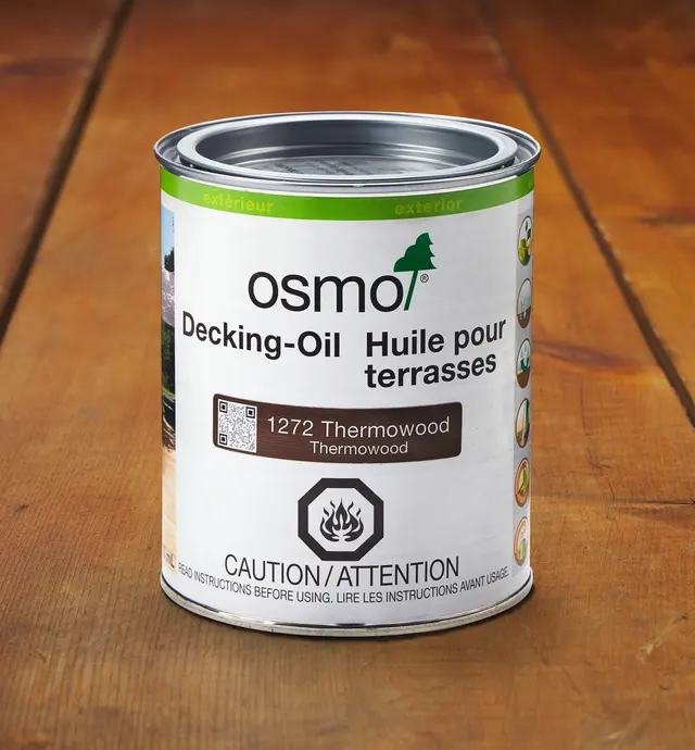 image of Osmo Thermowood Decking Oil