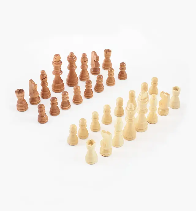 image of Wooden Chess Pieces