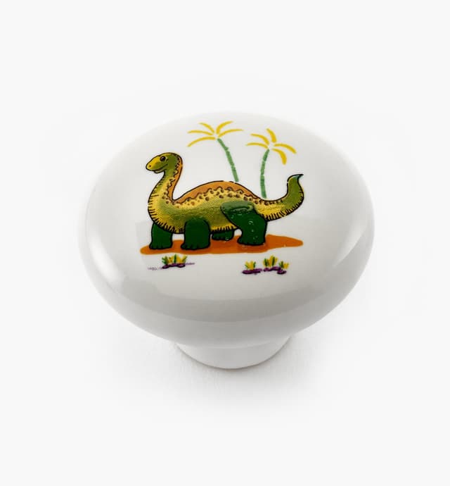 image of Ceramic Dinosaur Knob
