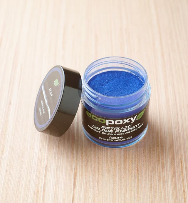 image of EcoPoxy Azure Metallic Pigment