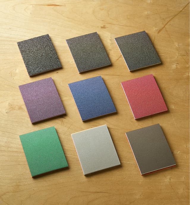 image of Mirka 3" × 4" × 5mm Grip-Backed Sanding Sponges