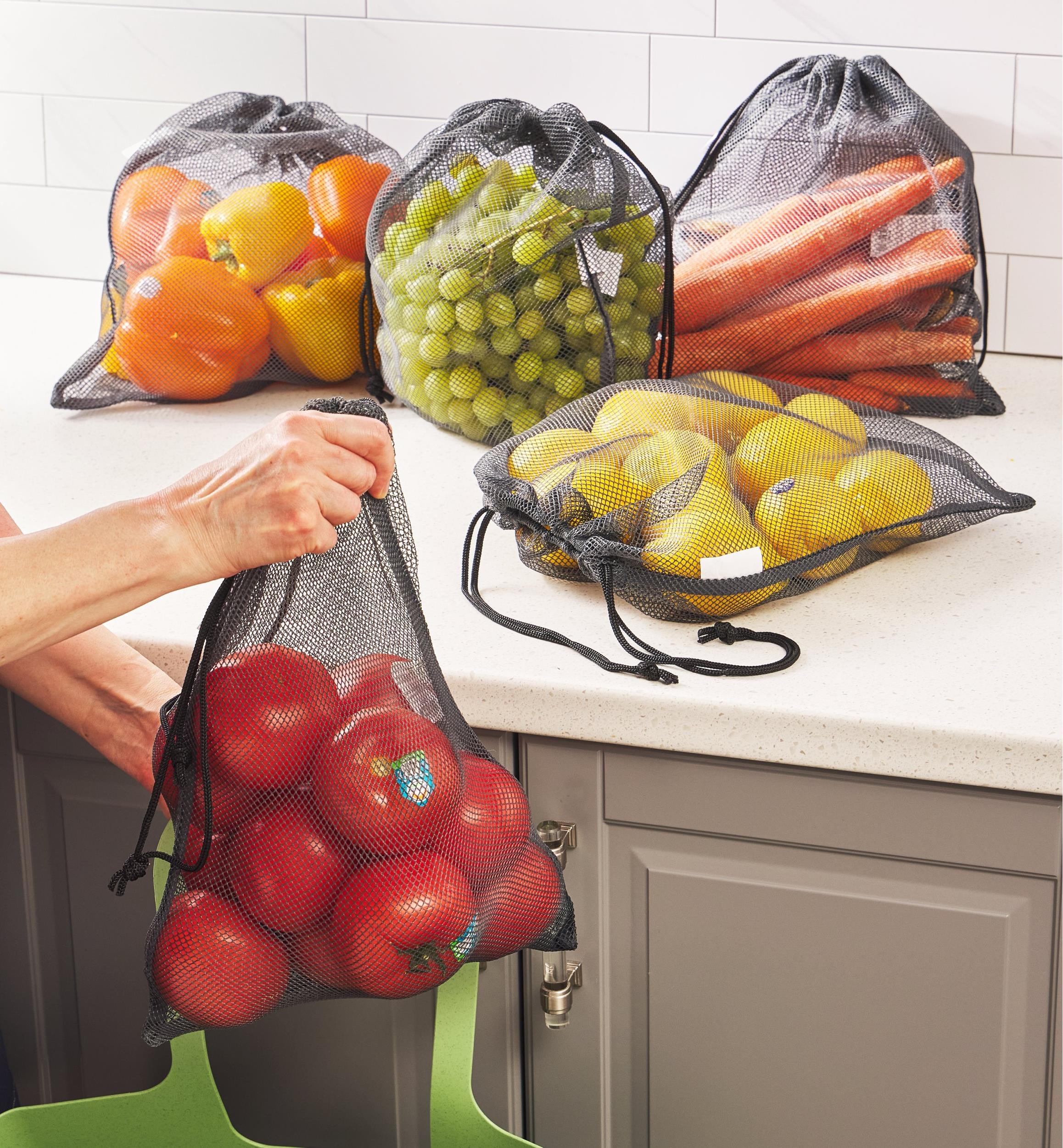 Sacs réutilisables pour fruits et légumes