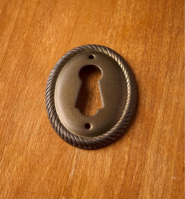 image of Entrée de serrure Horton cerclée de cordage
