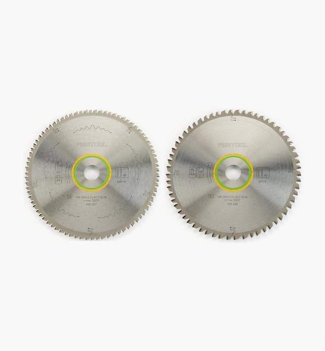 image of Set of 2 Blades for Festool Kapex Sliding Compound Miter Saw