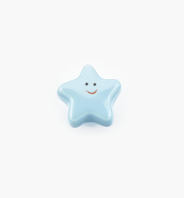 image of Smiley Star Ceramic Knob