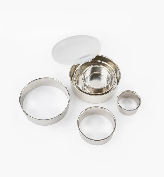 image of Stainless-Steel Pastry Cutters