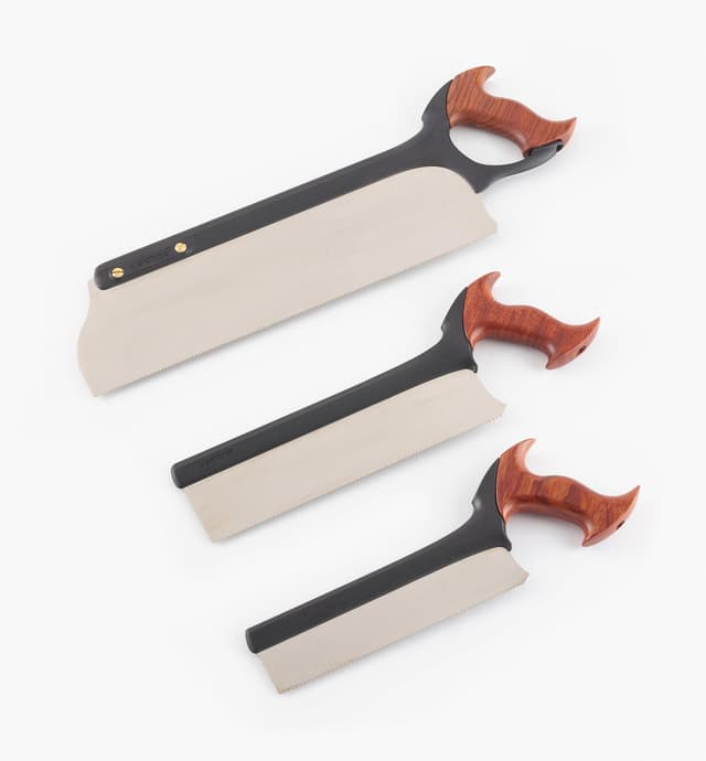 image of Jeu de trois scies pour assemblages Veritas