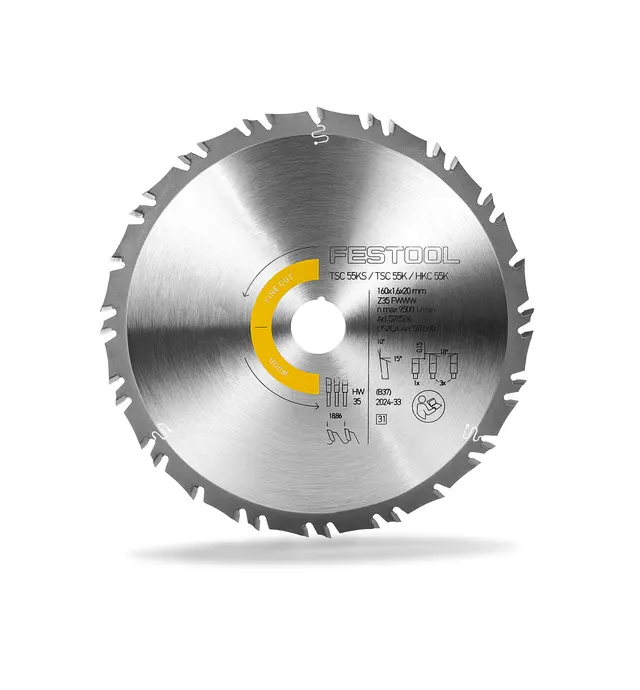 image of Festool Saw Blade HW 160x1,6x20 FWWW35 WOOD FINE CUT