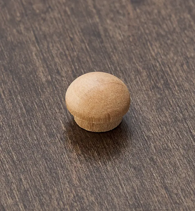 image of 1/2" Hardwood Button