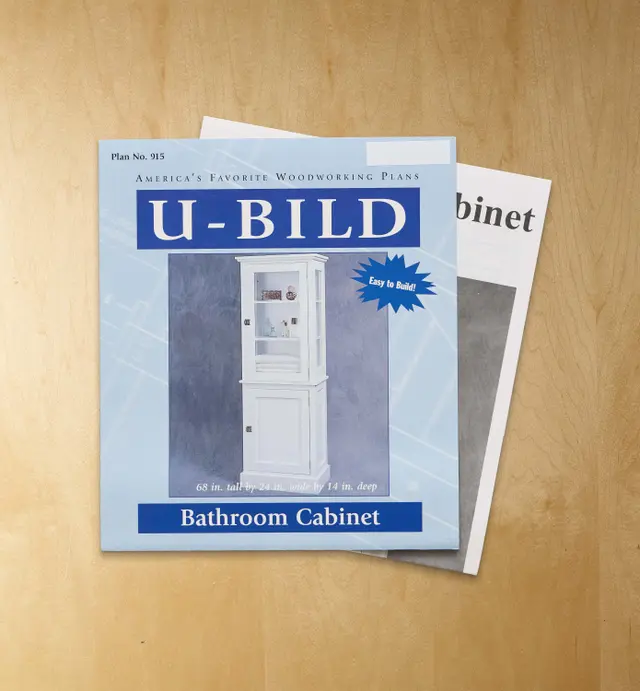 image of Bathroom Cabinet Plan