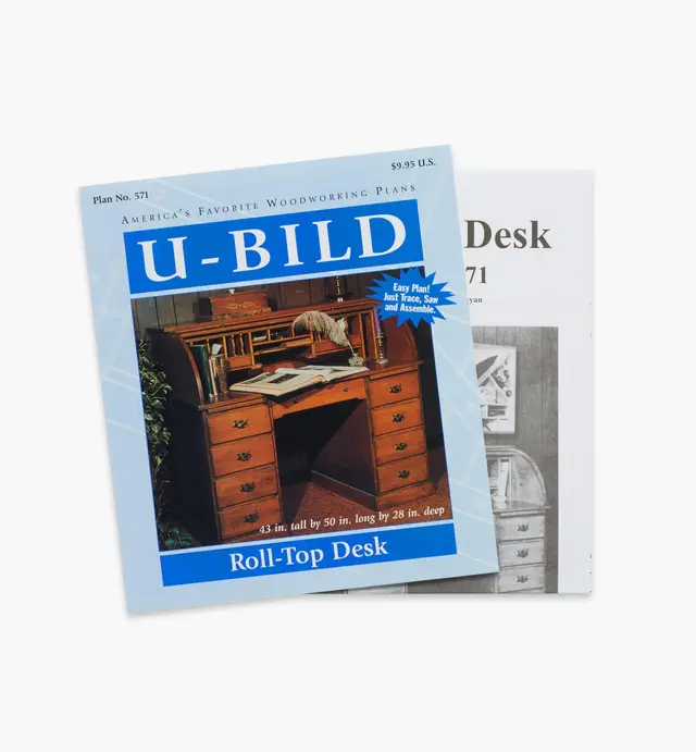 image of Roll Top Desk Plan