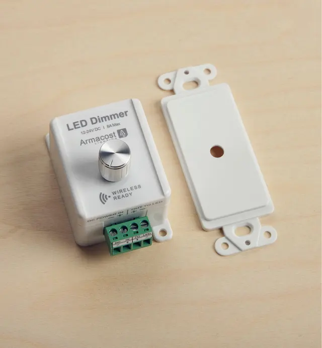 image of Manual Dimmer Switch for White/Single-Color LED Lighting (Wireless Ready)