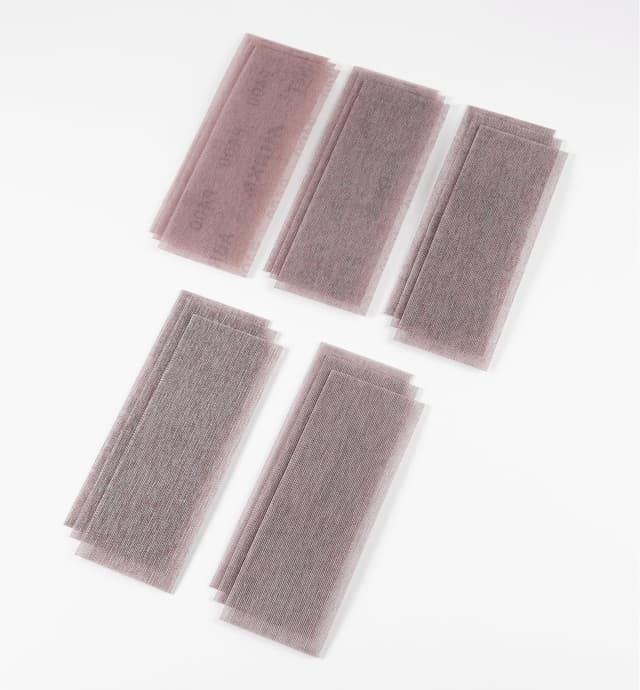 image of 15-pc. Sample Pack of Mirka Abranet 2 3/4" × 7 3/4" Grip Sheets