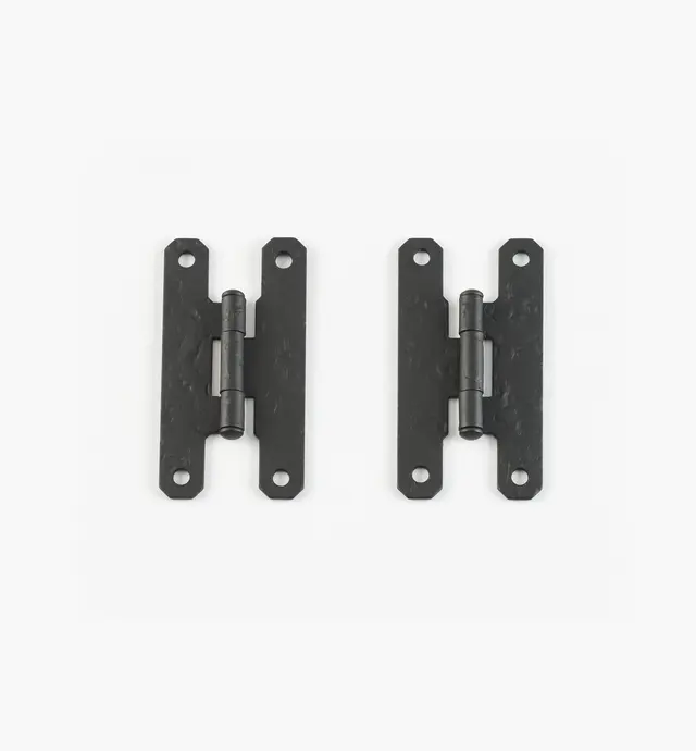 image of “Forged Iron” Rough H-Hinges