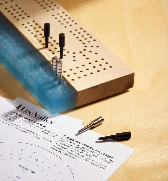 image of Cribbage Board Template
