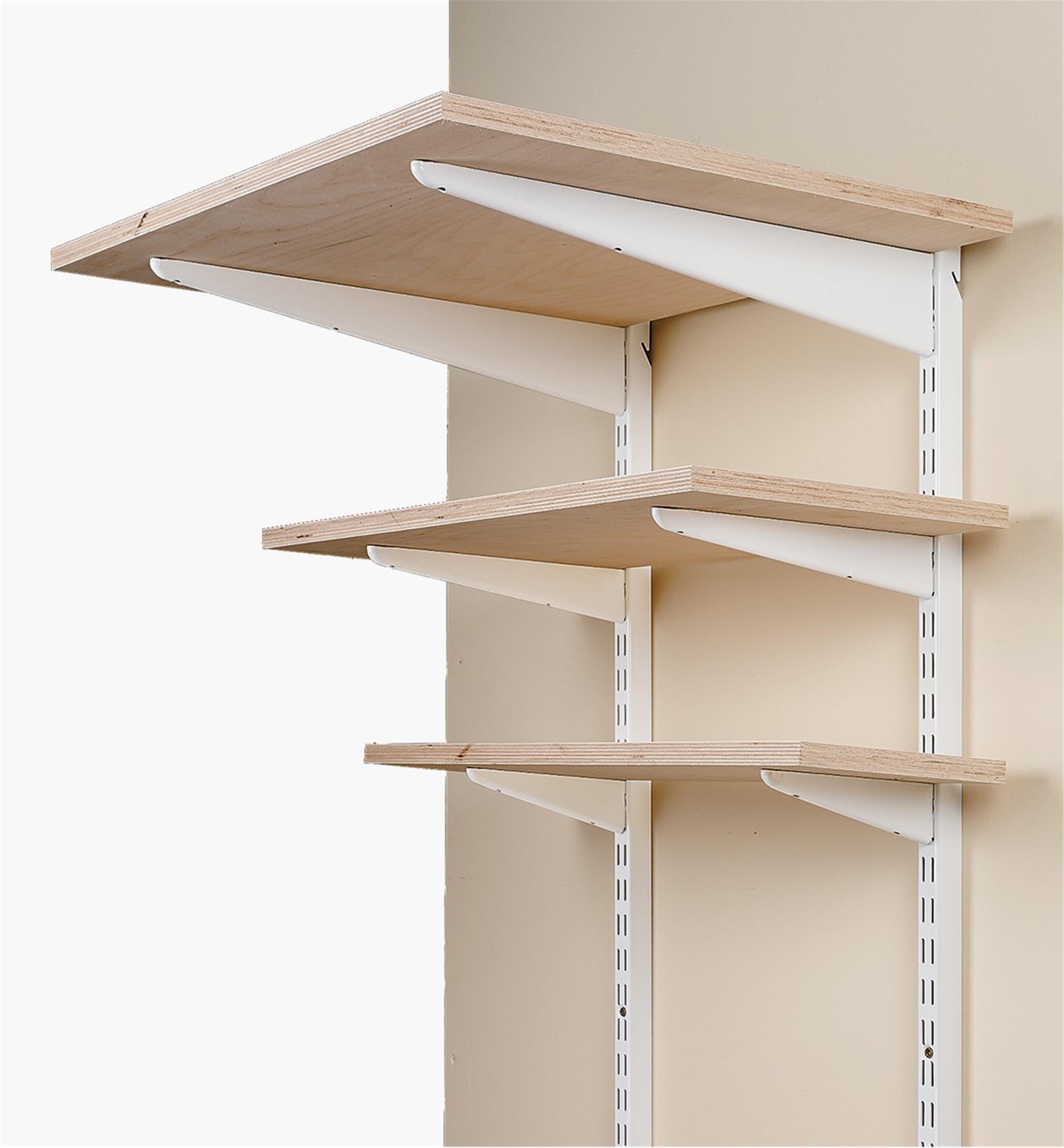 Track Storage Racks Wall Mounted Track Shelving System