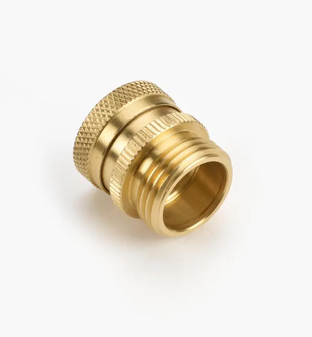 image of Raccord rapide mâle en laiton pour boyau