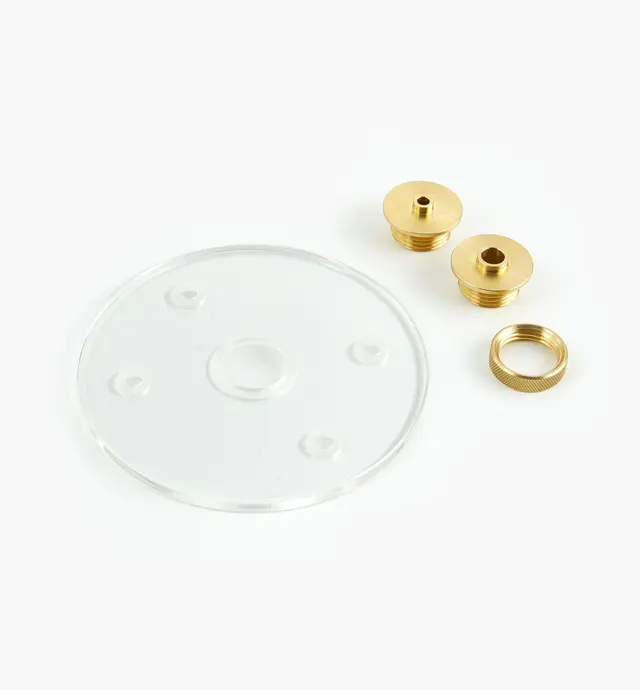 image of Veritas Template Bushings & Base Plate for Rotary Tool Plunge Base