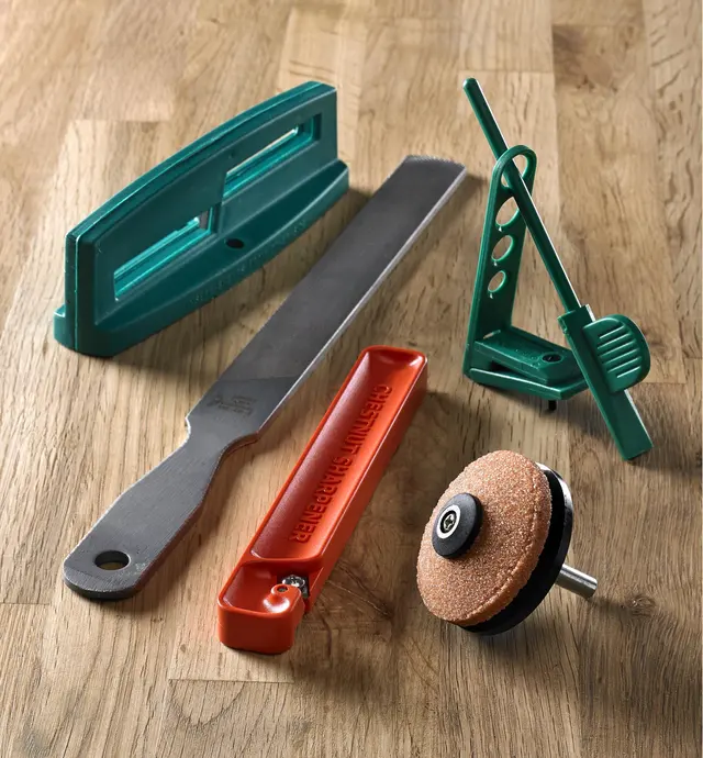 image of Assortiment d'accessoires d'affûtage