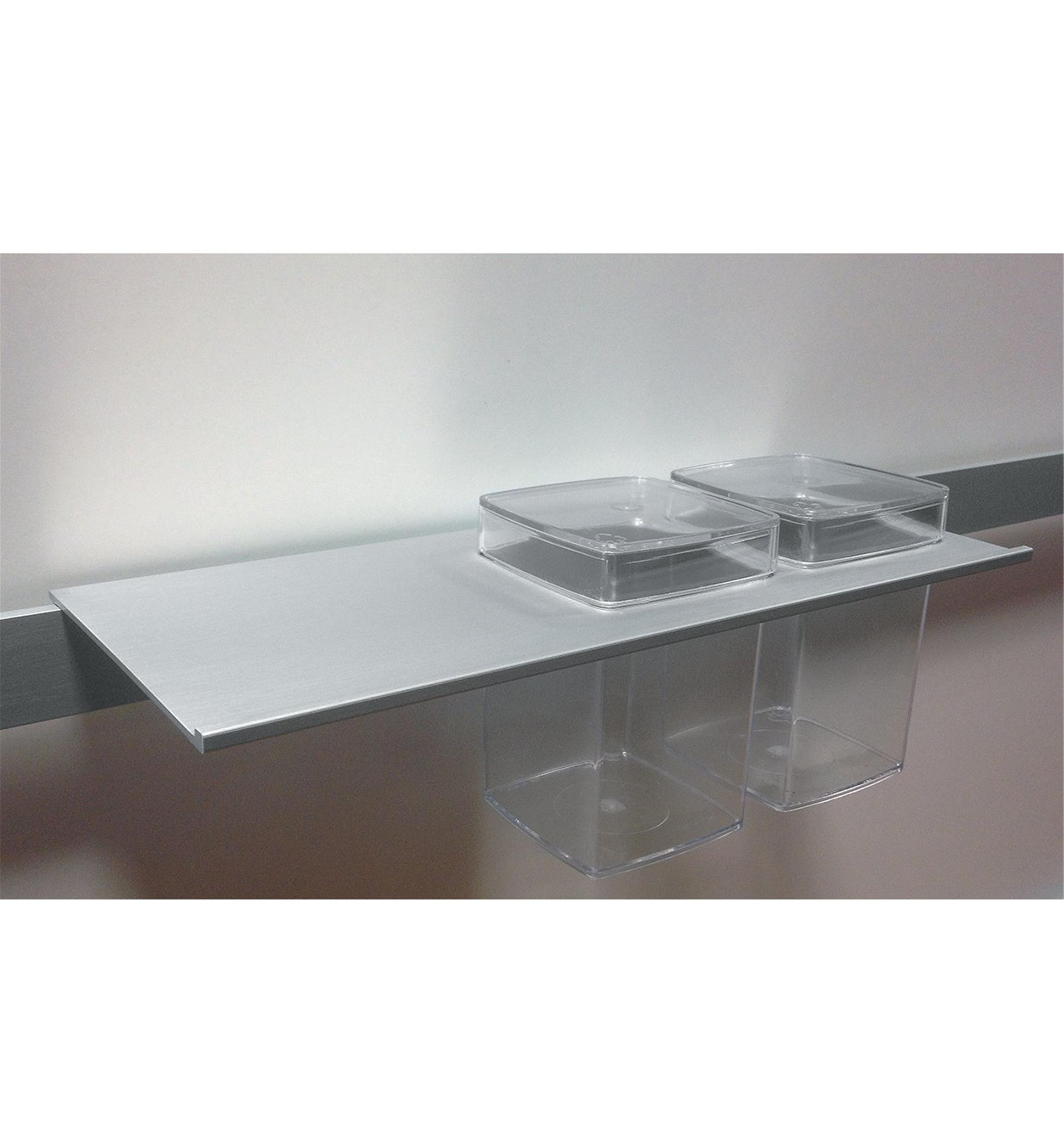 Rail-Mount Shelves for the Aluminum Wall-Mount Rail Storage System