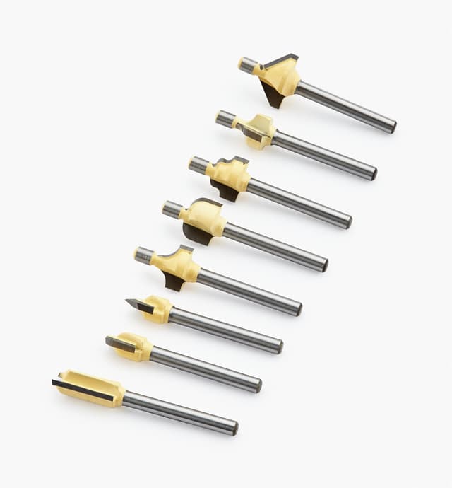 image of 1/8" Shank Carbide-Tipped Router Bits