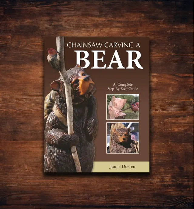 image of Chainsaw Carving a Bear