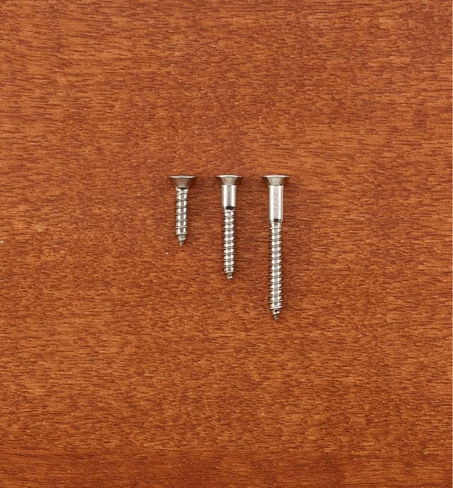 image of Vis à tête fraisée no 4 en acier inoxydable 316