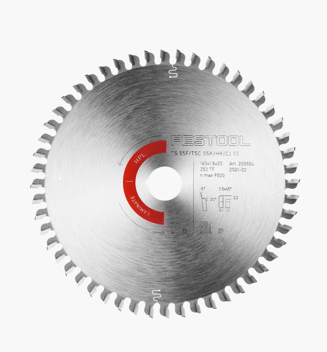 image of Laminate/HPL Saw Blade for Festool TSC 55 K