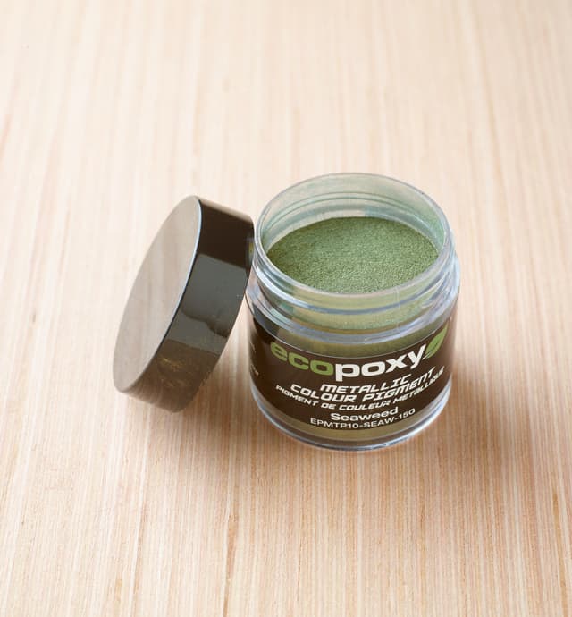 image of Pigment métallique EcoPoxy, algue