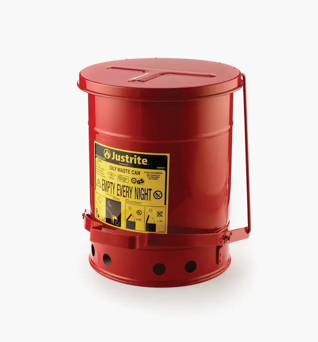 image of Poubelle de sécurité pour déchets inflammables