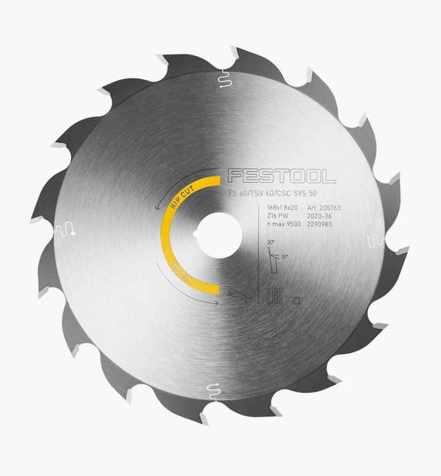 image of Wood Rip Blade for Festool TS 60 K Plunge-Cut Saw