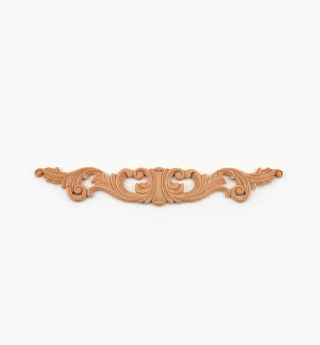 image of 20 1/2" Hand-Carved Horizontal Appliqué